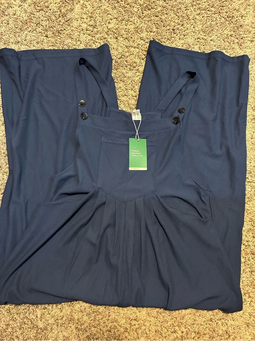 NEW Halara Dark Blue Overalls - large